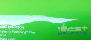 Avery dennison supreme wrapping film gloss grass green cb1670001